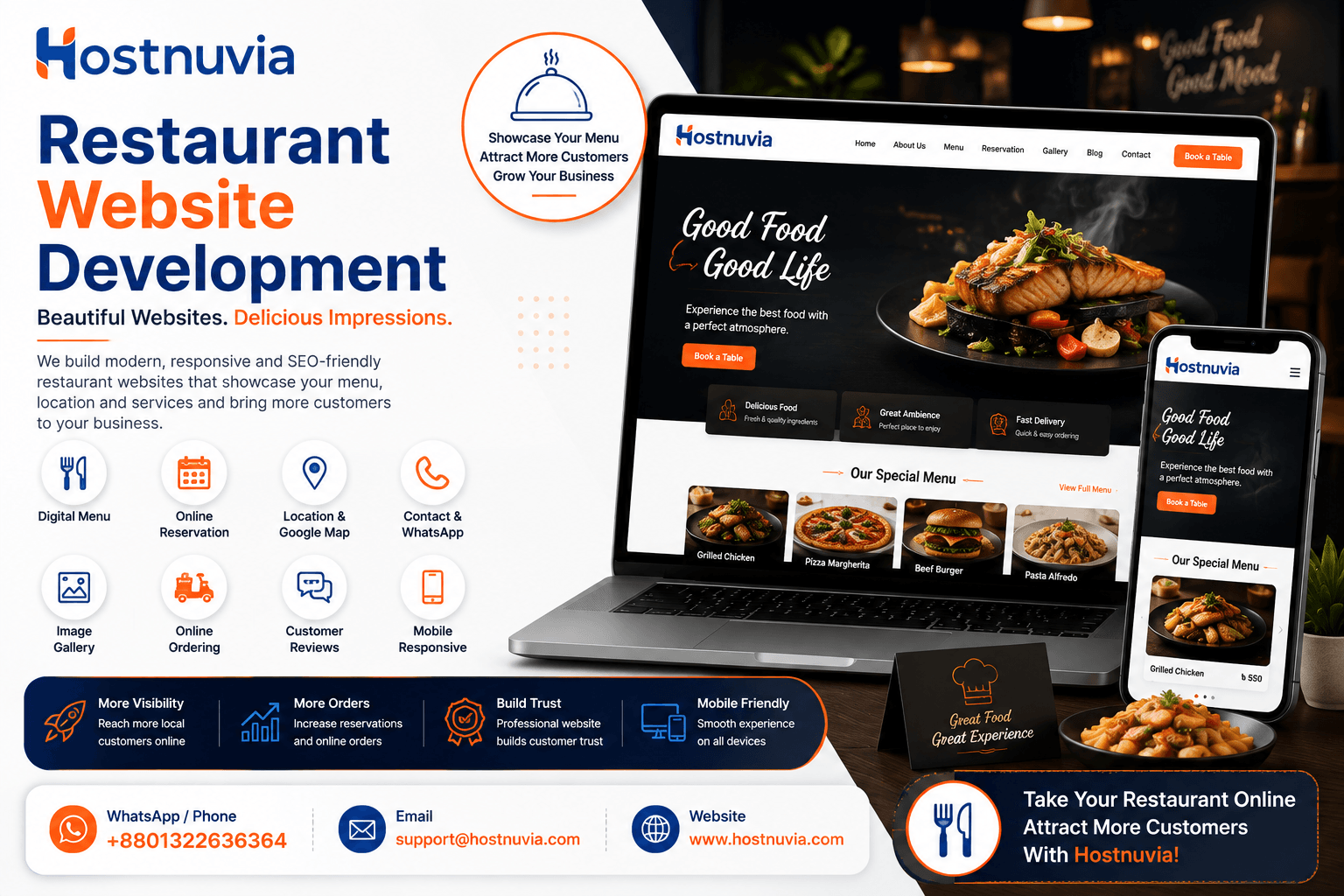 Restaurant Website Development